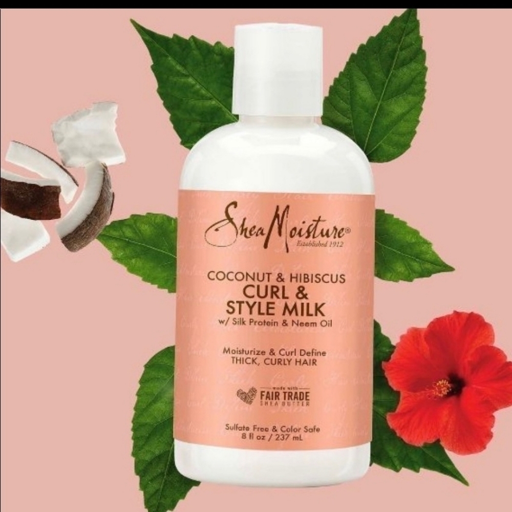 Shea Moisture Coconut & Hibiscus Curl & Style Milk 8 Oz